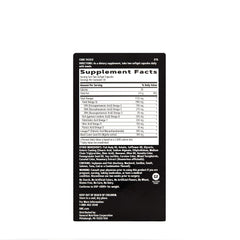 GNC AMP Complete Omega capsules closeup shows convenient daily capsules.