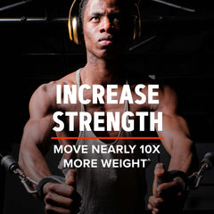 GNC AMP Creatine HCl 189 pills label closeup emphasizes serving-ready power.
