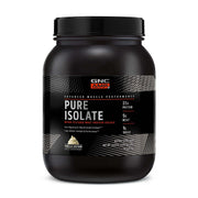 GNC AMP Pure Isolate Vanilla Custard tub ready for fast post-workout fueling.