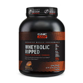 GNC AMP Wheybolic Ripped packaging front shows protein blend.