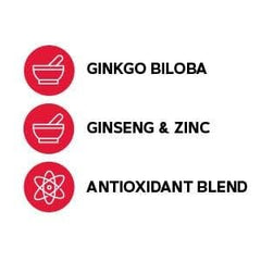 GNC ArginMax label front highlighting gluten-free formula and antioxidants.