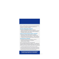 GNC Preventive Nutrition Blood Pressure ingredients highlight gluten-free formula.