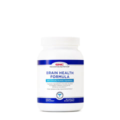GNC Brain Health Formula ingredients close-up with clinically studied components.
