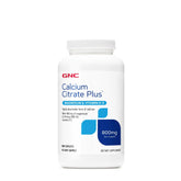GNC Calcium Citrate Plus 800mg bottle front for bone health support and daily wellness.