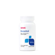GNC Inositol 500mg bottle with tablets for daily cellular support