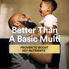 GNC Mega Men pills close-up highlighting antioxidant ingredients