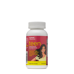 GNC Milestones teen multivitamin bottle for daily energy support.