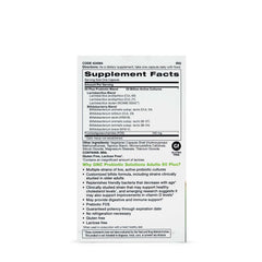 GNC Probiotic Solutions 50+ capsules highlight vegetarian formula for immune support