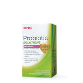 GNC Probiotic Solutions Women's bottle closeup for daily digestive support and immune health.