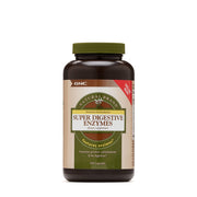 GNC Super Digestive Enzymes bottle front showing natural digestion support