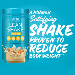 20-serving Lean Shake packaging on a shelf signaling long-term value