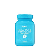 GNC Total Lean Phase 2 Carb Controller bottle with capsules supports carb management during meals.