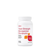 GNC Triple Strength glucosamine bottle pour shows daily joint support in use