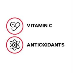 GNC Vitamin C 1000mg label close-up showing per-pack details and ingredients