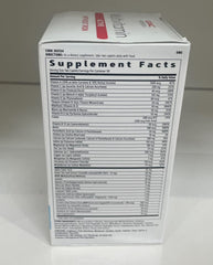 GNC Women's Active No Iron bottle label emphasizing iron-free formula and bone health
