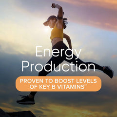 Packaging on table reveals the full nutrient profile for active women.