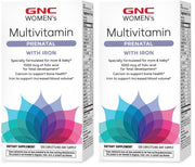 GNC Women's Prenatal bottle cap shows secure seal and premium formulation for mom and baby.