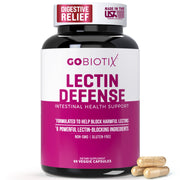 GOBIOTIX Lectin Defense bottle front view for digestive support.