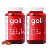 Goli Apple Cider Vinegar Gummies bottle pour for convenient daily wellness