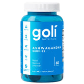 Goli Ashwagandha Gummies bottle for daily wellness routine.