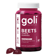 Goli Beets Cardio Gummies bottle for convenient daily wellness support.