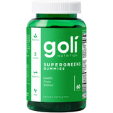 Goli Supergreens gummies with artichoke leaf extract for antioxidant-rich daily greens.