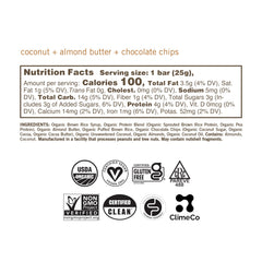 GoMacro MacroBar Mini cross-section shows creamy almond butter, perfect energy bite.