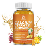 GONGOTA Calcium Citrate Gummies bottle with pineapple flavor supports daily bone health