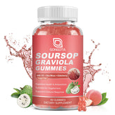 GONGOTA Soursop Gummies bottle-front view for convenient daily wellness support.