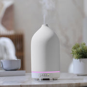 Gooamp ceramic diffuser top view showing 200ml capacity for room aroma