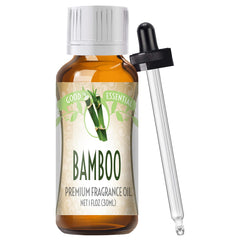 Good Essential bamboo fragrance oil bottle ideal for diffusers and candles.