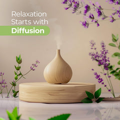 Good Essential Cinnamon Bark Oil diffuser scene illustrating room-filling aroma.