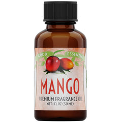 Good Essential Mango Fragrance Oil bottle with dropper for precise scenting in crafts