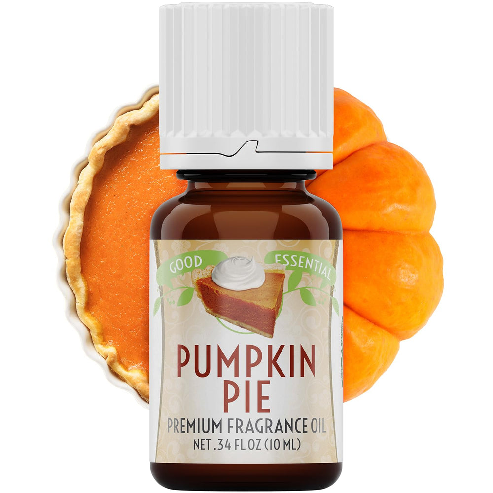 Good Essential Pumpkin Pie Fragrance Oil bottle for candles and diffusers