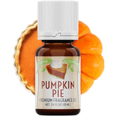 Good Essential Pumpkin Pie Fragrance Oil bottle for candles and diffusers