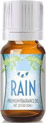 Good Essential Rain Fragrance Oil bottle in amber glass, ideal for diffusers.
