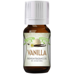 Good Essential vanilla fragrance oil in amber bottle for precise home fragrance projects