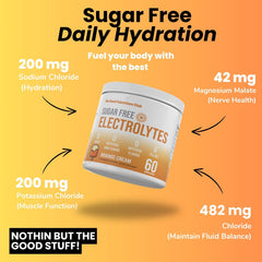 The Good Intentions Club sugar-free electrolytes powder dissolving smoothly in water