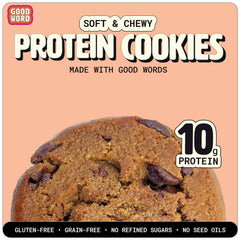 Good Word gluten-free, grain-free, dairy-free cookie with clean ingredients and no seed oils