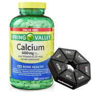 GoodDealsHouse Spring Valley Calcium 600 mg tablet ready for daily use supporting bone health.
