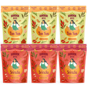 Goodness Plant Bangkok Bites Tom Yum chips pack offers tangy flavor for on-the-go snacking.