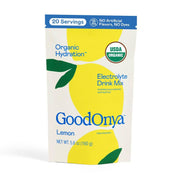 GOODONYA Organic Hydration Lemonade Powder boosts daily hydration with a clean, fruity flavor.