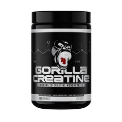 Gorilla Mind creatine monohydrate tub front for muscle-supporting supplementation