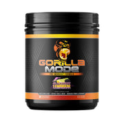 Gorilla Mind Pre Workout tub label highlights high-dose L-Citrulline.