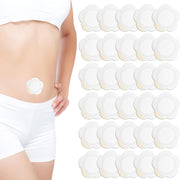 Gosknor belly button castor oil wrap applied for targeted skin contact