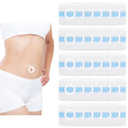 Gosknor castor oil pack wrap close-up with skin-friendly adhesive for mess-free belly use