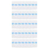 Gosknor castor oil patch pack front view with a 30-piece set for daily use
