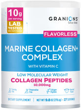 Granions Marine Collagen Powder unflavored tub ready for daily use
