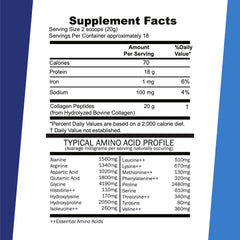 Superior Source grass-fed collagen powder dissolving quickly in water for smooth drinks.