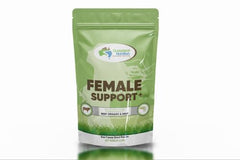 Grassland Nutrition Female Support powder bottle for energy and vitality.